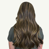 Natural Black Balayage (1B/6/1B) Sew-In Weft Hair Extensions (80g-110g) – 100% Remy Human Hair by GOO GOO Hair.