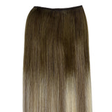 Bleach Blonde Balayage (3/8/613) Sew-In Weft Hair Extensions (80g-110g) – 100% Remy Human Hair.