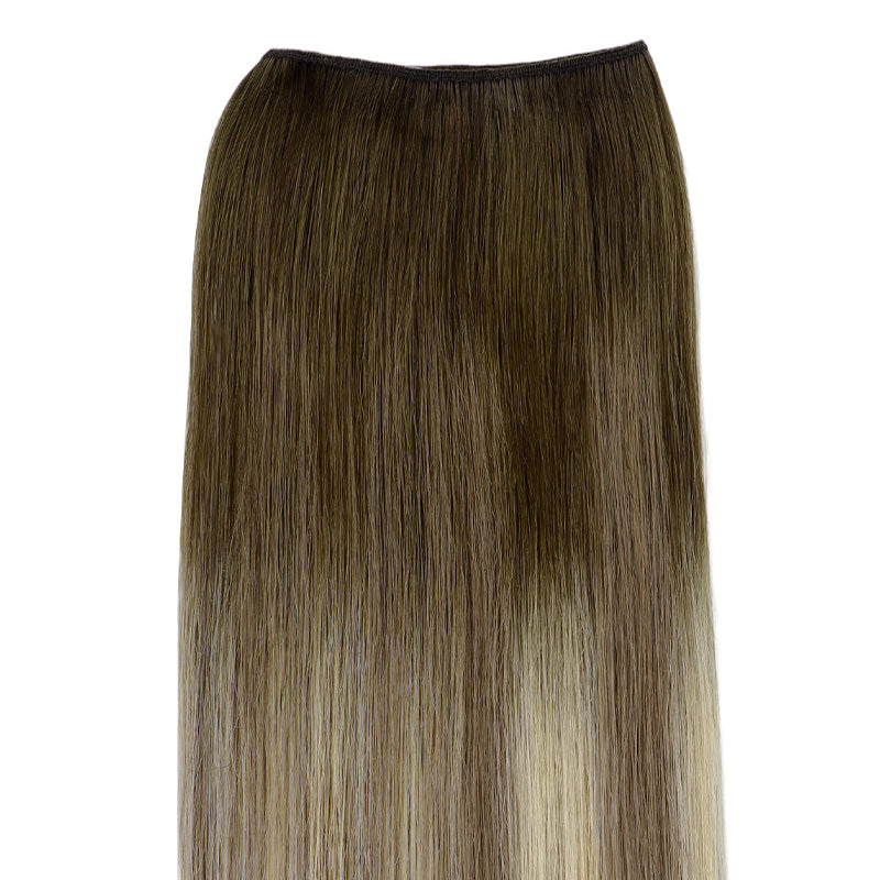 Bleach Blonde Balayage (3/8/613) Sew-In Weft Hair Extensions (80g-110g) – 100% Remy Human Hair.