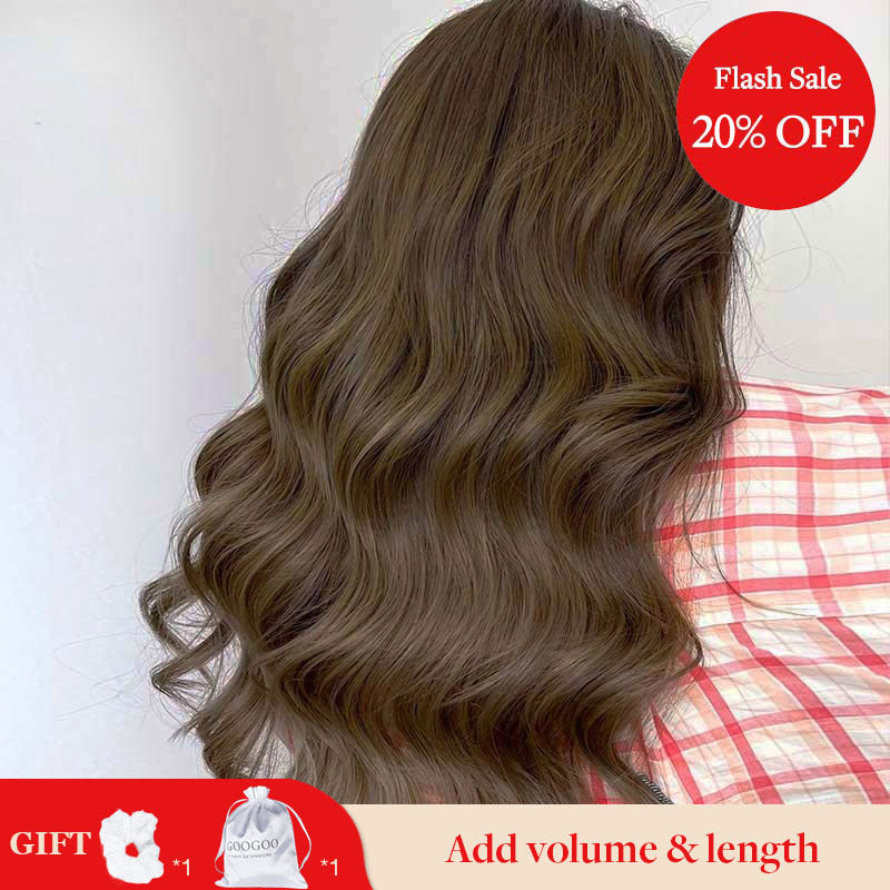 18" Platinum Blonde Balayage (17/22/60) Double Drawn Clip in 160g – 100% Remy Human Hair.