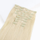Double Drawn Clip in Hair Extensions 160g-sale – 100% Remy Human Hair.