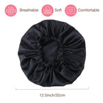 Double-side Satin Sleep Bonnet – 100% Remy Human Hair.
