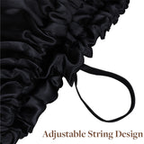 Double-side Satin Sleep Bonnet – 100% Remy Human Hair.