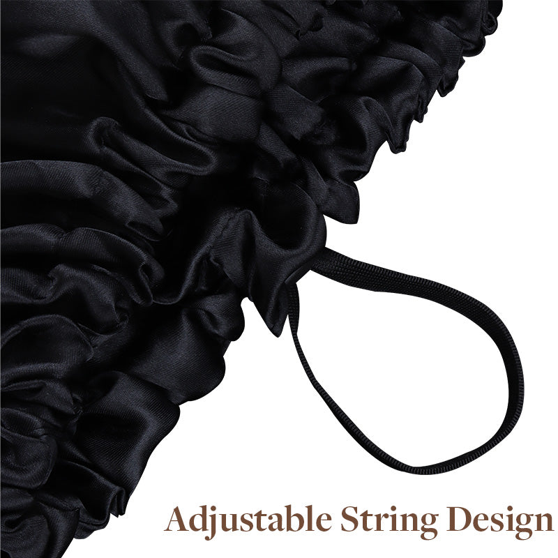 Double-side Satin Sleep Bonnet – 100% Remy Human Hair.