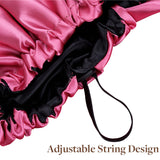 Double-side Satin Sleep Bonnet – 100% Remy Human Hair.
