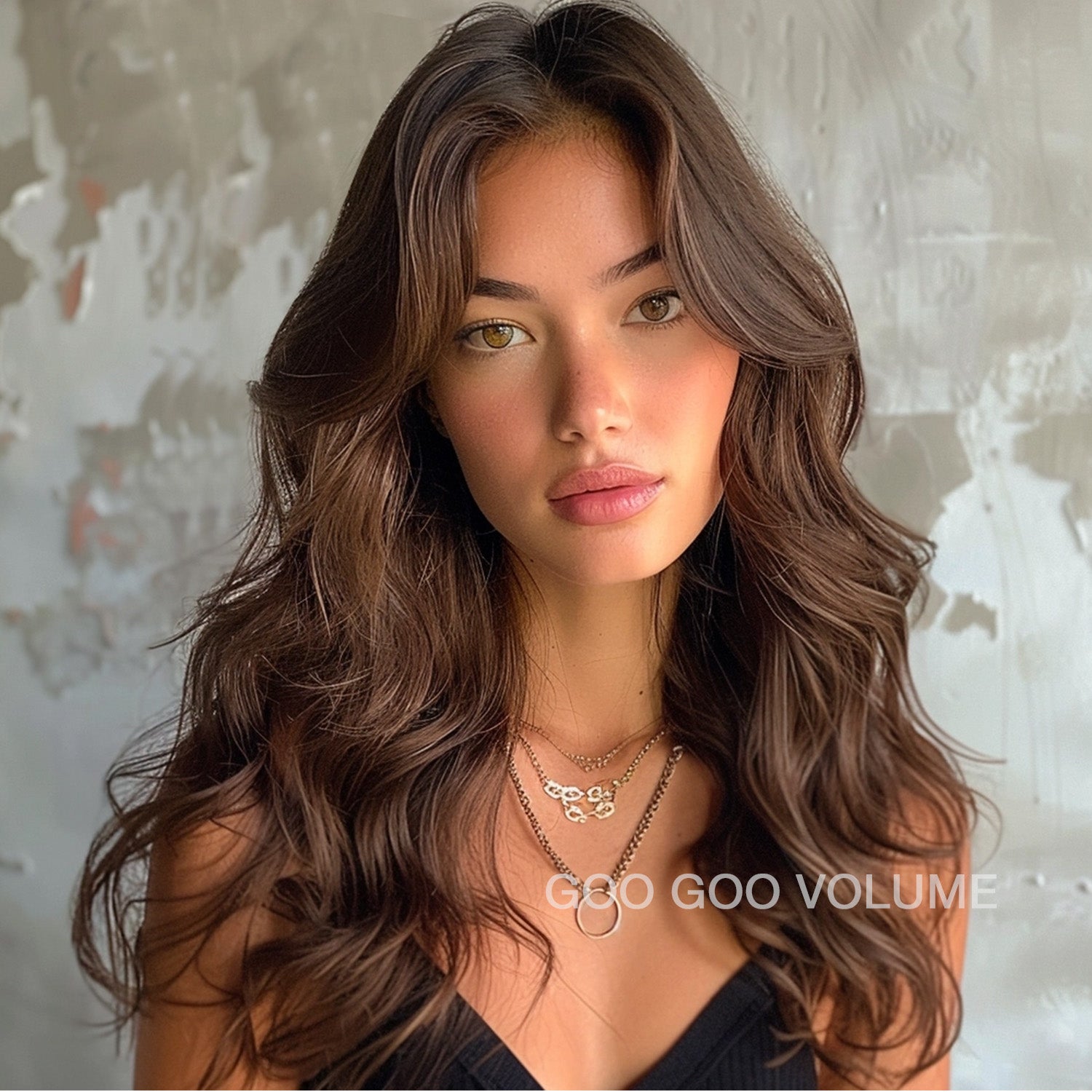 GOO GOO VOLUME Seamless Clip in Human Hair Extensions – 100% Remy Human Hair.