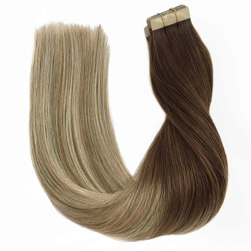 Tape-Ins Hair Extensions – 100% Remy Human Hair.