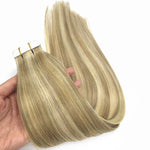 Tape-Ins Hair Extensions – 100% Remy Human Hair.