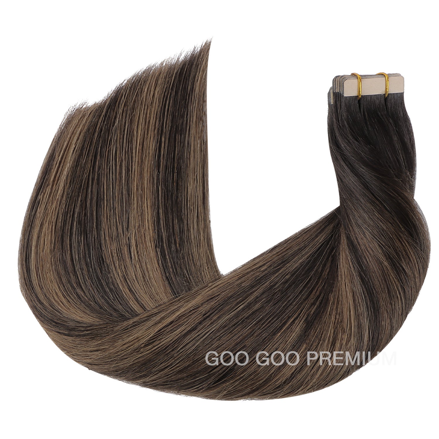 GOO GOO PREMIUM Remy Tape in Extensions – 100% Remy Human Hair.