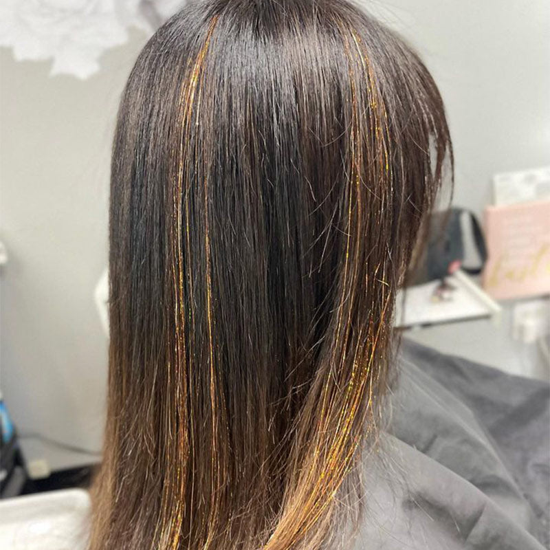 Hair Tinsel Clip In – 100% Remy Human Hair.