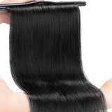 16" Platinum Blonde Balayage (17/22/60) Double Drawn Clip in 160g – 100% Remy Human Hair.