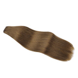 18" Platinum Blonde Balayage (17/22/60) Double Drawn Clip in 160g – 100% Remy Human Hair.