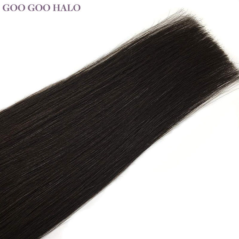 GOO GOO HALO Tape in Hair Extensions – 100% Remy Human Hair.