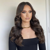 16" Platinum Blonde Balayage (17/22/60) Double Drawn Clip in 160g – 100% Remy Human Hair.