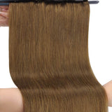 18" Platinum Blonde Balayage (17/22/60) Double Drawn Clip in 160g – 100% Remy Human Hair.