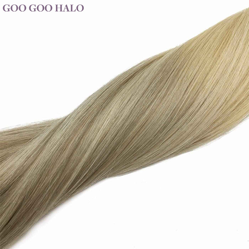 GOO GOO HALO Tape in Hair Extensions – 100% Remy Human Hair.