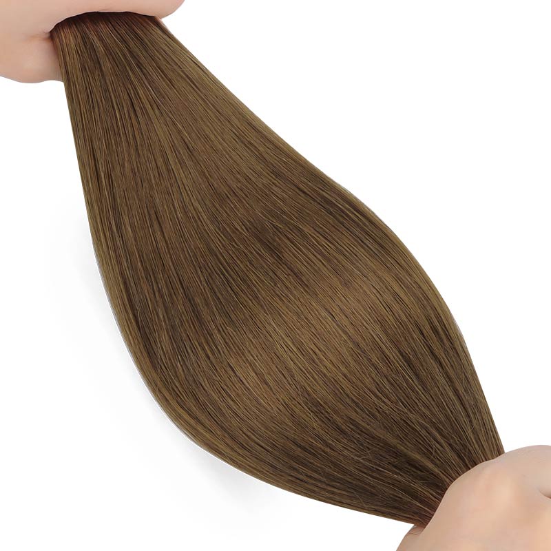 18" Platinum Blonde Balayage (17/22/60) Double Drawn Clip in 160g – 100% Remy Human Hair.