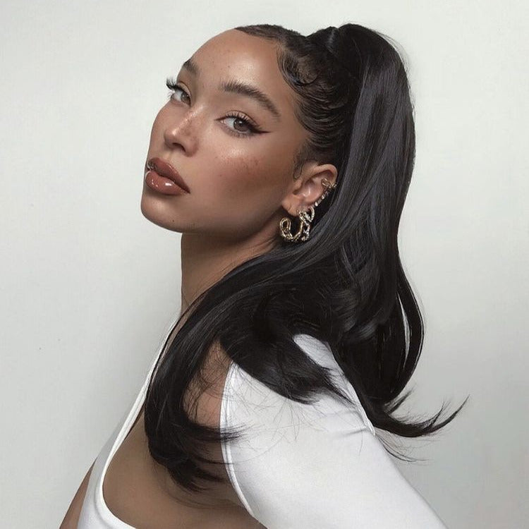 Human Hair Ponytail Extensions – 100% Remy Human Hair by GOO GOO Hair.