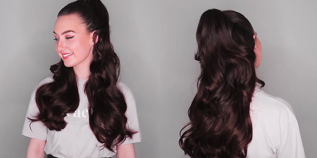 How to: High Ponytail with Bow Using GOO GOO Hair Extensions