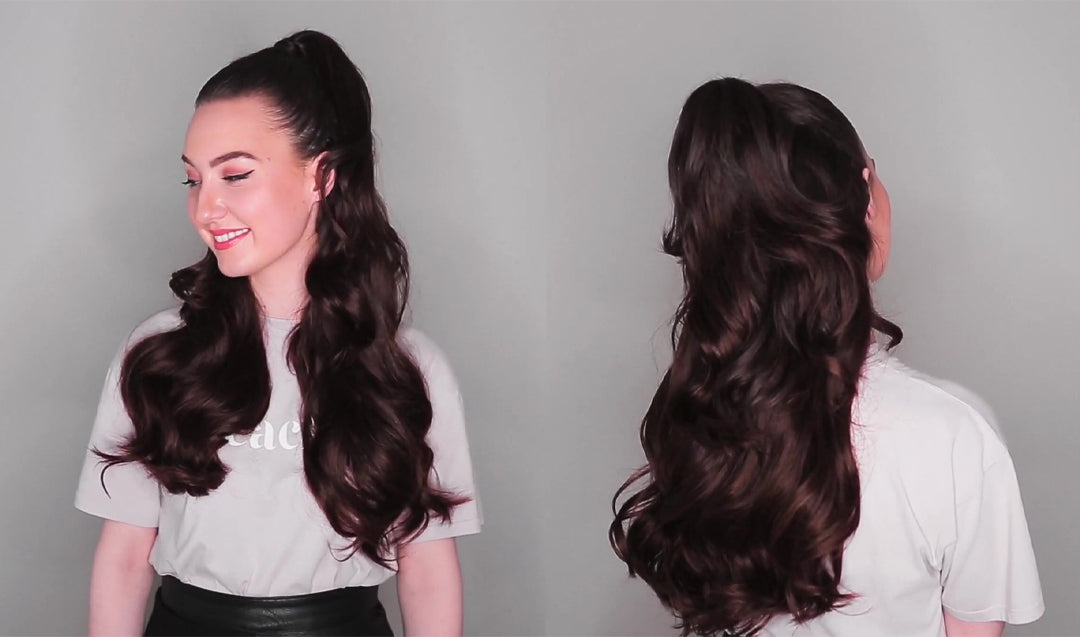 How to: High Ponytail with Bow Using GOO GOO Hair Extensions