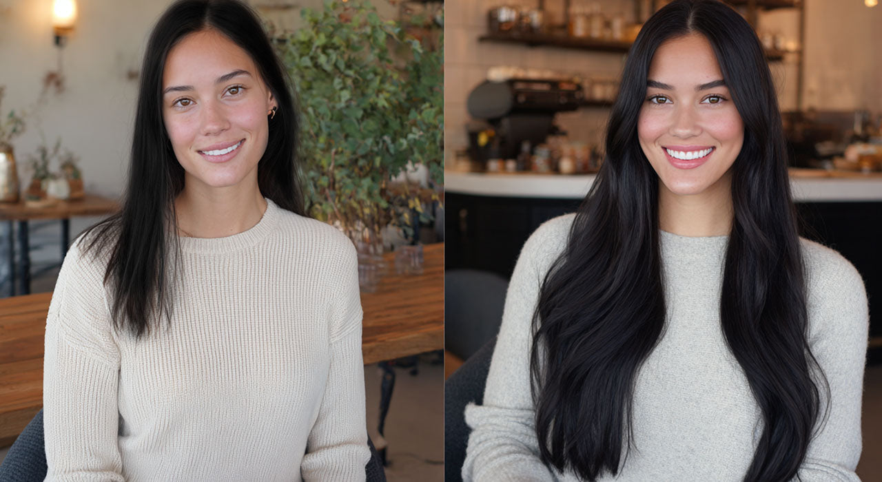 How to Blend Clip in Hair Extensions with Short Hair