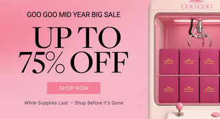 GOO GOO Mid-Year Boom Sale 2026: Up to 75% Off Hair Extensions & Toppers