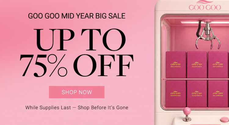 GOO GOO Mid-Year Boom Sale 2026: Up to 75% Off Hair Extensions & Toppers