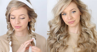 Heatless Overnight Curls Tutorial
