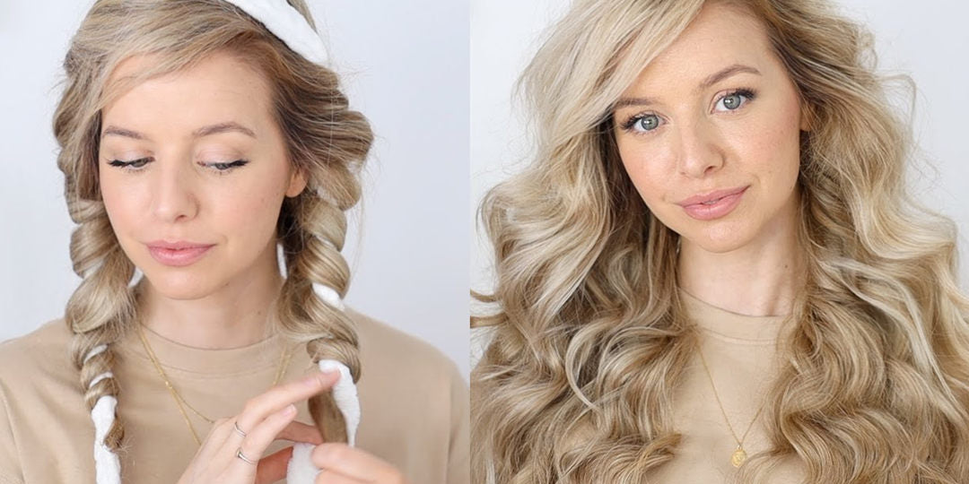 Heatless Overnight Curls Tutorial