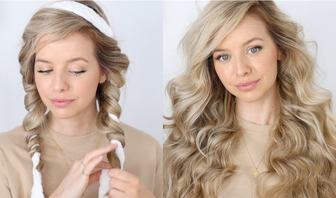 Heatless Overnight Curls Tutorial