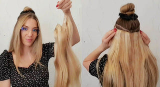 How to: Apply GOO GOO Wire Hair Extensions