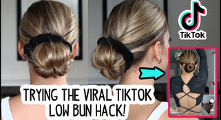 TikTok Low Bun Updo Hacks!