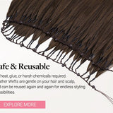 new Classic Clip in Hair Extensions Test