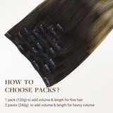 new Classic Clip in Hair Extensions Test