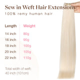 Extensiones de cabello de trama