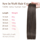 Extensiones de cabello de trama