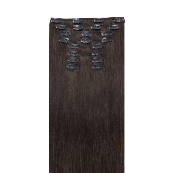 Double Drawn Clip in Hair Extensions 160g-sale