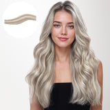 Ash Blonde Highlights (17A/60A) Invisi Edge Tape-Ins 50g