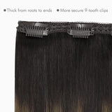 Extensiones de cabello con clip de doble trama GOO GOO, 160 g