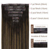 Seamless Clip in Hair Extensions