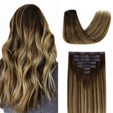 Seamless Clip in Hair Extensions