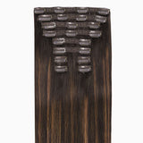 Extensiones de cabello con clip de doble trama GOO GOO, 160 g