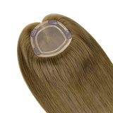 GOO GOO Human Hair Topper Mono Base - 5"x5"