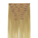 Extensiones de cabello con clip de doble estiramiento, 160 g, oferta