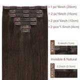 LIGHT BROWN (2A) SEAMLESS CLIP-INS