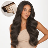 NEGRO AZABACHE (1)Extensiones de cabello de trama cosida