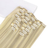 Double Drawn Clip in Hair Extensions 160g-sale