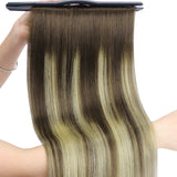 Double Drawn Clip in Hair Extensions 160g-sale