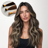 Honey Blonde Balayage (4/26/4) Flat Tip Hair Extensions 60g