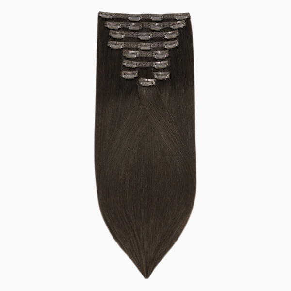 Double Drawn Clip in Hair Extensions 160g-sale